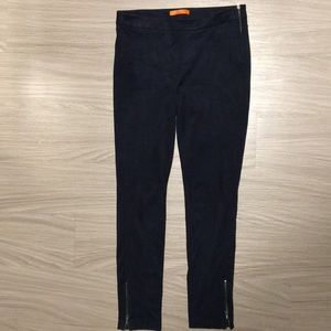 **SOLD** Dark blue faux suede leggings